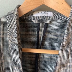 BABATON Power Blazer Size 8 Plaid